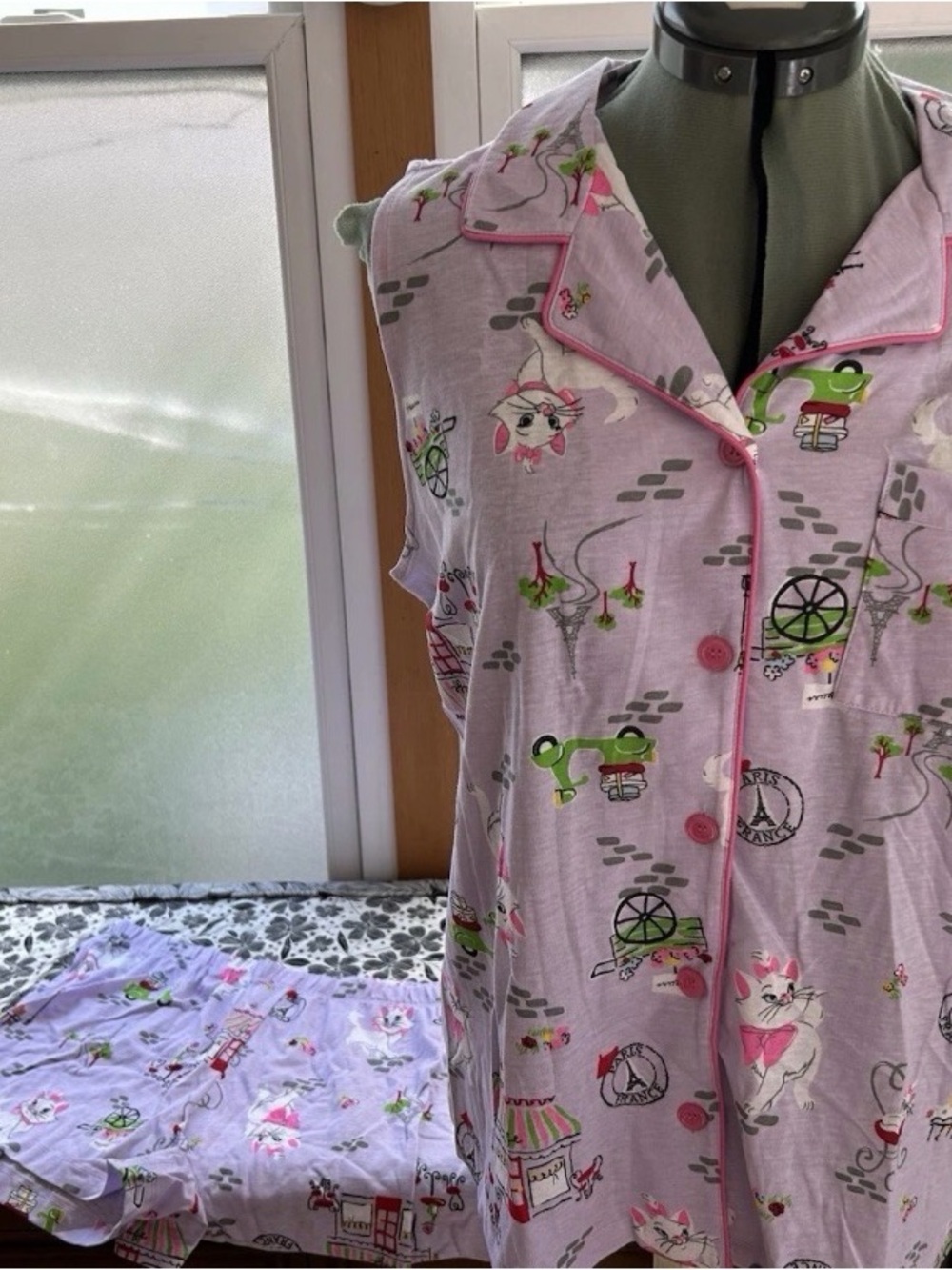 Aristocrats Paris Purple pajamas